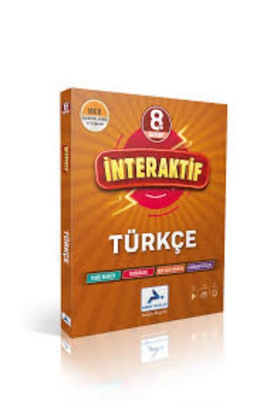 paraf yayınları 8. Sınıf İnteraktif Türkçe Soru Bankası ürün görseli 1