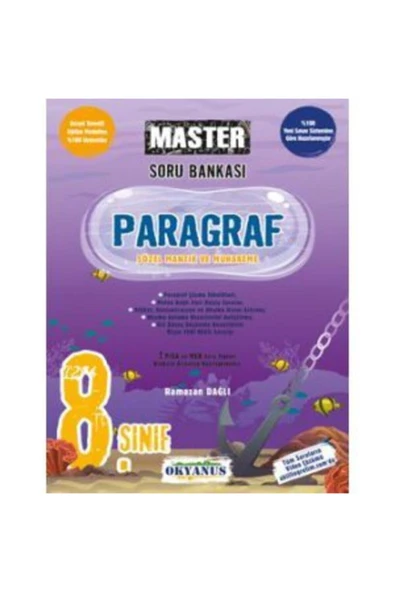 Okyanus Yayınları 8. Sınıf Master Paragraf Soru Bankası ürün görseli 1