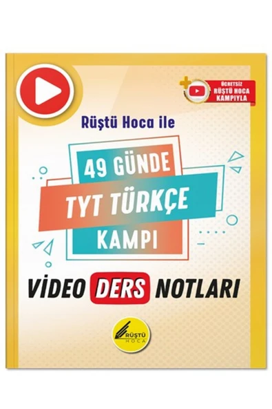 REHBER MATEMATİK YAYINLARI 49 Günde TYT Türkçe Video Kamp Kitabı ve  Ders Notları - Rehber Matematik - Resim 2