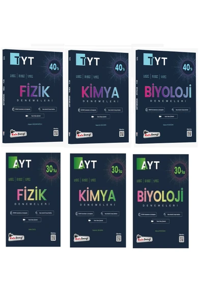 Kafa Dengi Yayınları Kafadengi 2025 Tyt Ayt Fizik Kimya Biyoloji Branş Deneme Seti ürün görseli 1