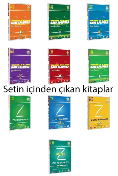 Tonguç Yayınları Tonguç 8.sınıf Tüm Dersler Dinamo Soru Bankası Zoru Seti 2023-2024 - Resim 2