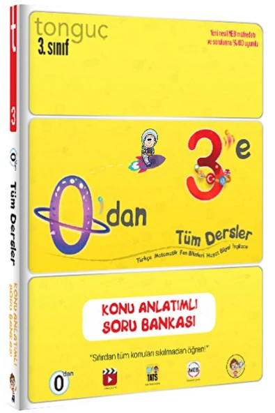 Tonguç Yayınları 0'dan 3'e Konu Anlatımlı Soru Bankası / Kolektif / Tonguç Akademi / 9786258152500 ürün görseli 1