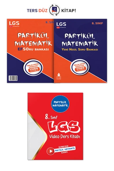 Tonguç Yayınları 8. Sınıf Yeni Nesil Efso Matematik Soru Bankası ve Kamp Kitabı - Partikül Matematik ürün görseli 1