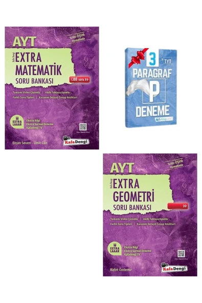 Kafa Dengi Yayınları Ayt Extra Matematik Ve Geometri Soru Bankası ürün görseli 1