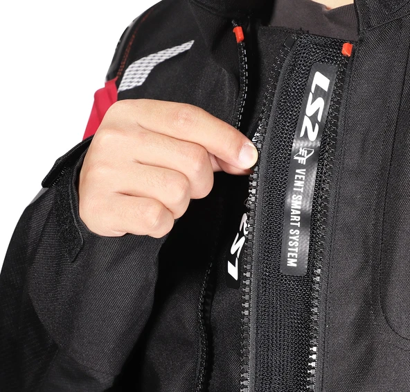 LS2 ZOOM MONT GRİ-SİYAH - Resim 3