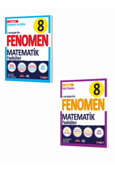 Fenomen Yayıncılık FASİKÜL SET MATEMATİK 8.SINIF FENOMEN YAYINLARI - Resim 2