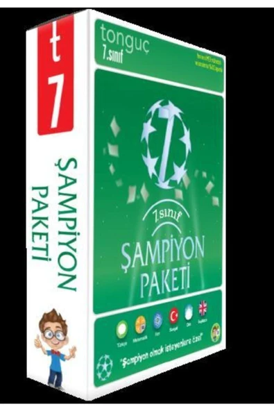 Tonguç Yayınları 7. Sınıf Şampiyon Paketi + Referans 7. Sınıf Sosyal Bilgiler Soru Bankası Hediyeli ürün görseli 1