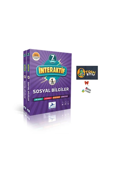 paraf yayınları 7. SINIF İNTERAKTİF SOSYAL BİLGİLER SORU KÜTÜPHANESİ ürün görseli 1