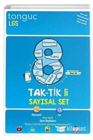 Tonguç Yayınları 8. Sınıf Taktikli Sayısal Set Tonguç Akademi 2021 ürün görseli 1