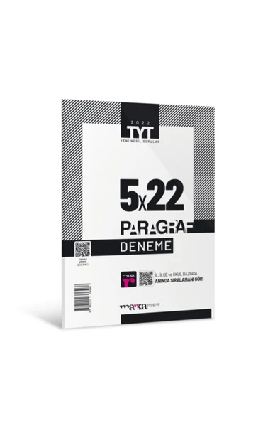 Marka Yayınları 2026 Tyt Paragraf 5x22 Deneme Tamamı Video Çözümlü - 2