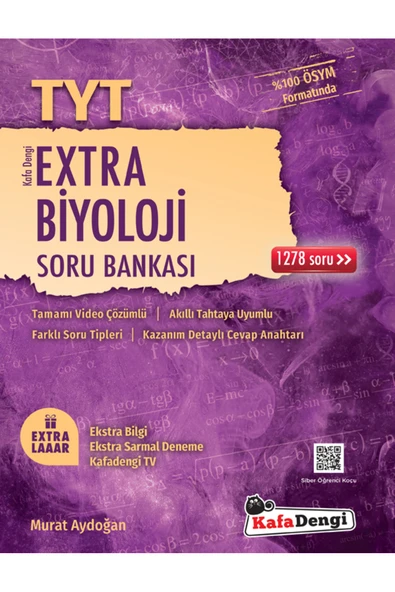 Kafa Dengi Yayınları TYT Extra Biyoloji Soru Bankası (Orta ve İleri Düzey)