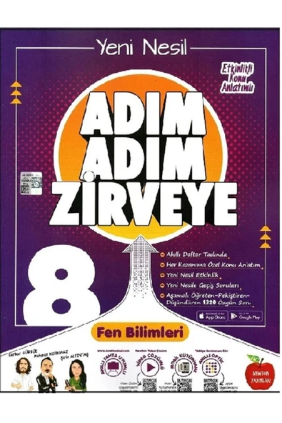 Newton Yayınları 8. Sınıf Adım Adım Zirveye Fen Bilimleri Soru Bankası / Kolektif / Newton Yayınları / 9786057387141 ürün görseli 1