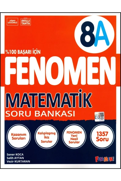 Fenomen Yayıncılık Fenomen Yayınları 8.Sınıf matematik A ürün görseli 1