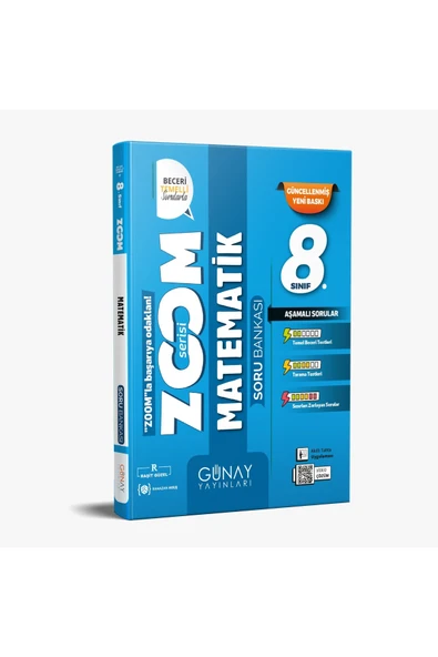 Günay Yayınları 8. Sınıf Lgs Zoom Serisi Kazandıran 5'li Soru Bankası Seti - 2