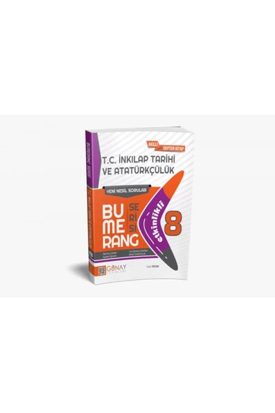 Günay Yayınları GÜNAY 8. SINIF BUMERANG ETKİNLİKLİ T.C. İNKILAP TARİHİ VE ATATÜRKÇÜLÜK AKILLI DEFTER ürün görseli 1