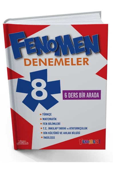 Fenomen Yayıncılık Fenomen Okul 2025 8. Sınıf Lgs Fenomen Denemeleri Seti 6 Ders ürün görseli 1