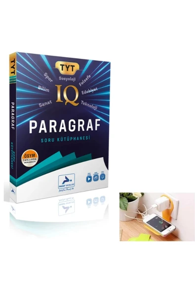 paraf yayınları Tyt Iq Paragraf Soru Kütüphanesi 2025-2026 (TELEFON PRİZ TUTUCU HEDİYE) ürün görseli 1