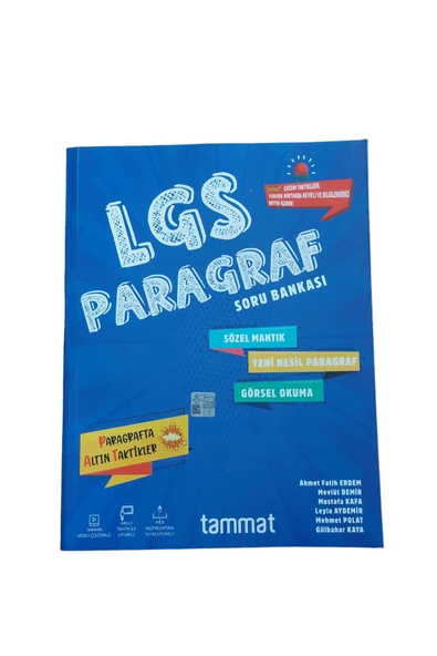 Tammat Yayıncılık 8.Sınıf Hızlı ve Akıllı Paragraf Soru Bankası ürün görseli 1