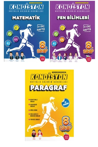 Newton Yayınları Newton 8.sınıf Kondisyon Fen Bilimleri Matematik Paragraf 37 Hafta Deneme Yeni 2023 2024 ürün görseli 1