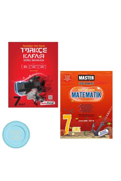 Kafa Dengi Yayınları Kafadengi 7. Sınıf Türkçe Kafası ve Okyanus 7. Sınıf Master Matematik Soru Bankası ürün görseli 1