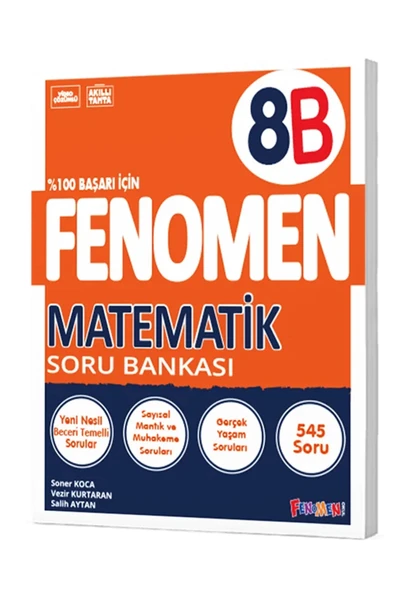 Fenomen Yayıncılık 8. Sınıf 8 Matematik A Soru Bankası Ve 8 Matematik B Soru Bankası Ile 3x30 Matematik Denemesi - Resim 3