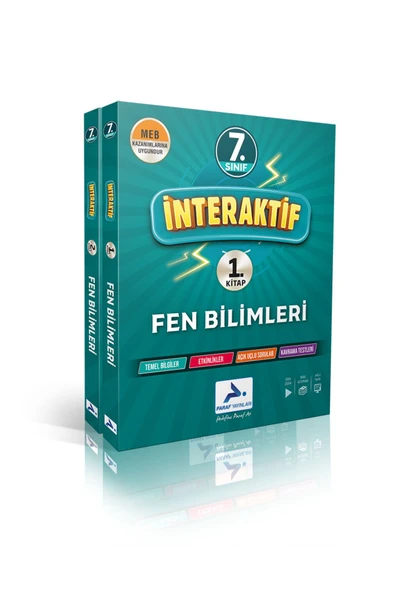 paraf yayınları PARAF YAYINLARI 7 SINIF İNTERAKTİF 2 MODÜL FEN BİLİMLERİ - Resim 2