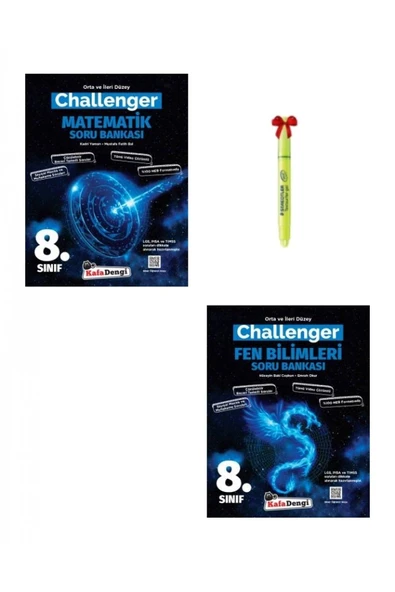 Kafa Dengi Yayınları Lgs 8.sınıf Challenger Matematik Fen Bilimleri Soru Bankası ürün görseli 1
