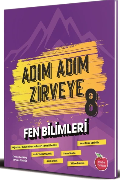 Newton Yayınları Newton 8. Sınıf Fen Bilimleri Adım Adım Zirveye Soru Bankası 2023 ürün görseli 1
