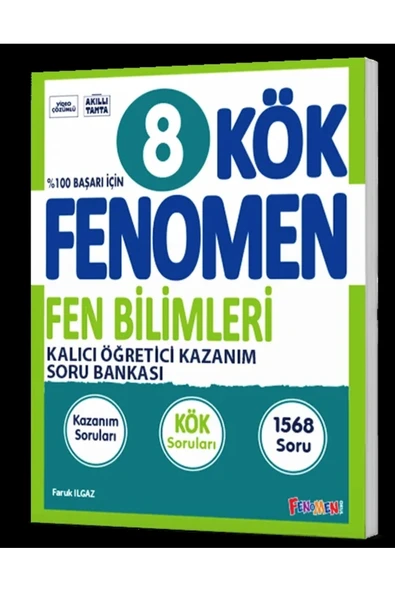 Fenomen Yayıncılık FENOMEN YAYINLARI 8. SINIF Kök Fen Bilimleri Soru Bankası ürün görseli 1