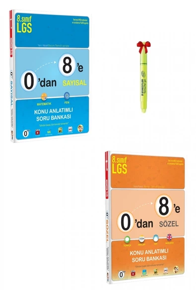 Tonguç Yayınları 0'dan 8'e Sayısal Sözel Konu Anlatımlı Soru Bankası ürün görseli 1