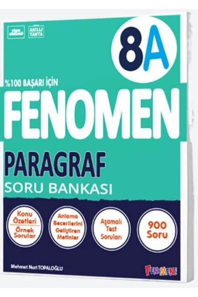 Fenomen Yayıncılık LGS 8. Sınıf A Serisi Soru Bankası Paragraf ürün görseli 1