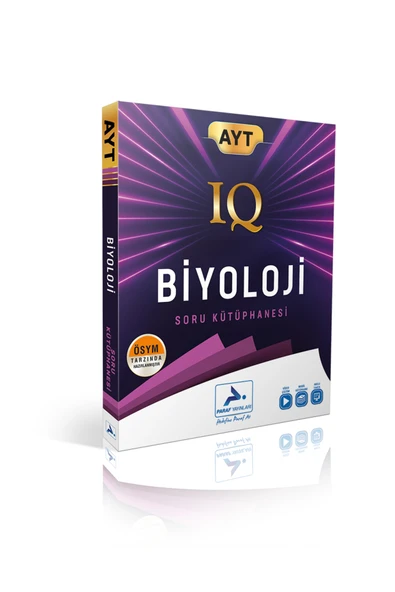 paraf yayınları Paraf Ayt Iq Biyoloji Soru Kütüphanesi ürün görseli 1