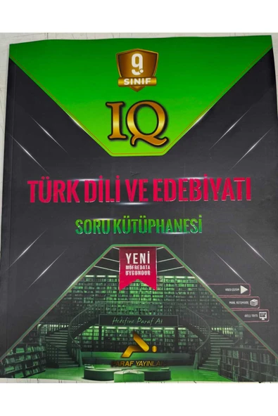 paraf yayınları PARAF QI 9.SINIF TÜRK DİLİ VE EDEBİYATI SORU KÜTÜPHANESİ 2025 SON BASKI ürün görseli 1