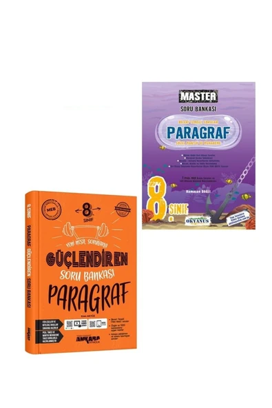Okyanus Yayıncılık Lgs 8.sınıf Okyanus Yay. Master Paragraf + Ankara 8.sınıf Güçlendiren Paragraf 2022-2023 ürün görseli 1