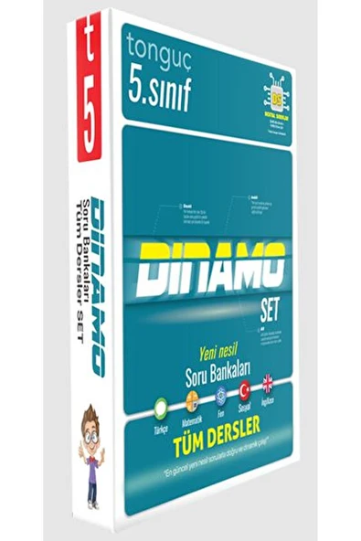 Tonguç Yayınları 5. Sınıf Yeni Nesil Dinamo Soru Bankaları Set / Kolektif / Tonguç Akademi / 8683781816170 ürün görseli 1