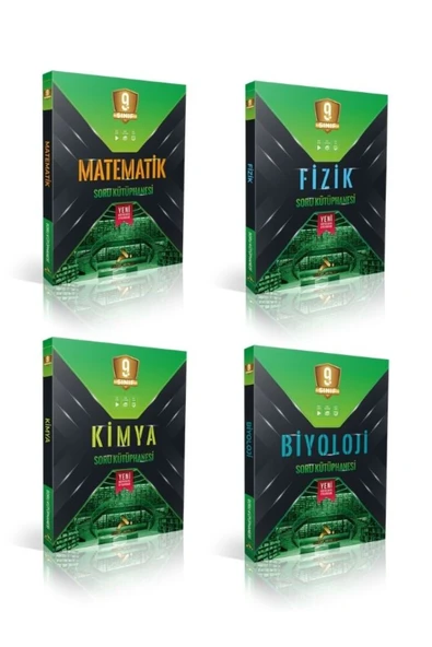 paraf yayınları 9. Sınıf Sayısat Set Matematik-Fizik-Kimya-Biyoloji Soru Kütüphanesi 2025 Güncel ürün görseli 1