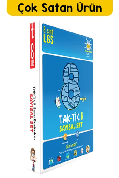REHBER MATEMATİK YAYINLARI 8. Sınıf Taktikli Sayısal Set ürün görseli 1