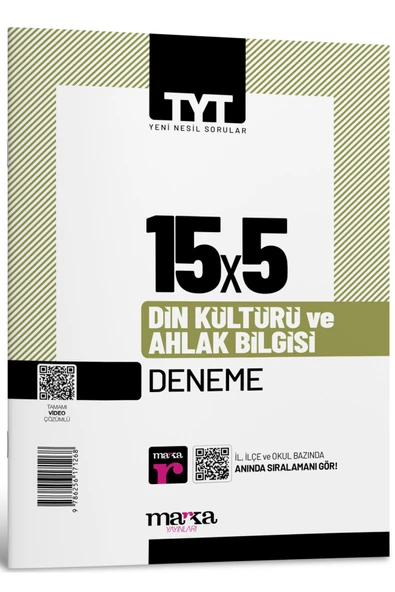 Marka Yayınları 2025 TYT Din Kültürü ve Ahlak Bilgisi 15 Deneme Tamamı Video Çözümlü Marka Yayınları - Resim 2