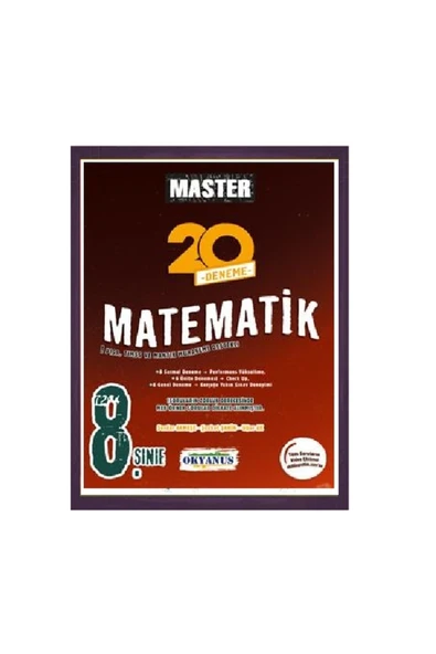 Okyanus Yayınları 8. Sınıf LGS Master Matematik Soru Bankası + Master Matematik 20 Branş Deneme Okyanus 2024 - 3