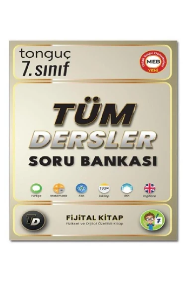 Tonguç Yayınları Tonguç 7. Sınıf Tüm Dersler Soru Bankası Fijital Kitap ürün görseli 1