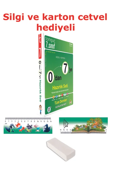 Tonguç Yayınları Tonguç 0 Dan 7 Ye Konu Anlatımlı Soru Bankası Seti ürün görseli 1