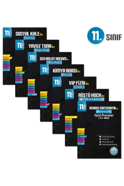 Tonguç Yayınları 11. Sınıf Yazılı Provaları Seti ve 2 Adet Tükenmez Kalem + Sezgistore Ayraç Cetvel - Resim 2