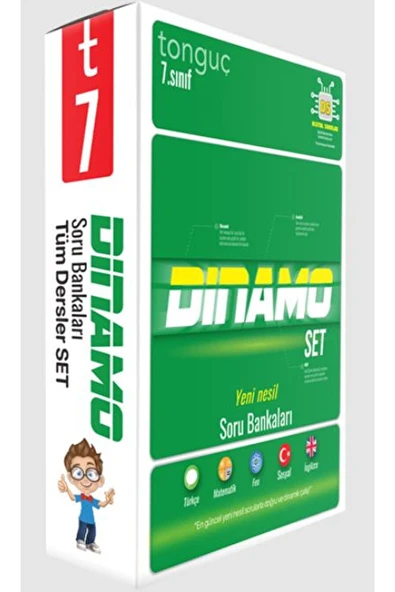 Tonguç Yayınları 7. Sınıf Dinamo Tüm Dersler Soru Bankası Set / Kolektif / Tonguç Akademi / 8683781816194 ürün görseli 1