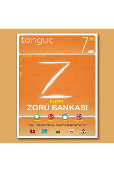 Tonguç Yayınları 7. Sınıf Sözel Zoru Bankası ürün görseli 1