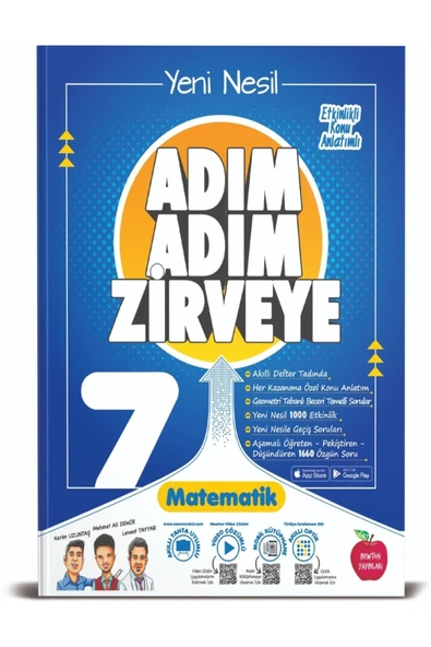 Newton Yayınları Newton 7.Sınıf Matematik Adım Adım Zirveye Matematik Soru Bankası ürün görseli 1