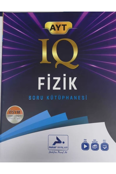 paraf yayınları PARAF YAYINLARI AYT IQ FİZİK SORU BANKASI 2024 BASKI ürün görseli 1