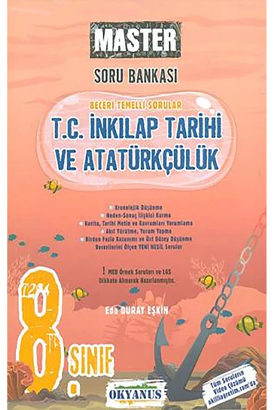 Okyanus Yayınları 8. Sınıf Master T. C. Inkılap Tarihi Ve Atatürk ürün görseli 1