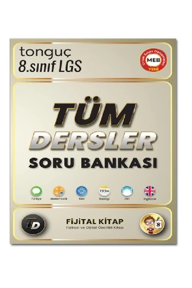 Tonguç Yayınları Tonguç 8. Sınıf Tüm Dersler Soru Bankası Fijital Kitap