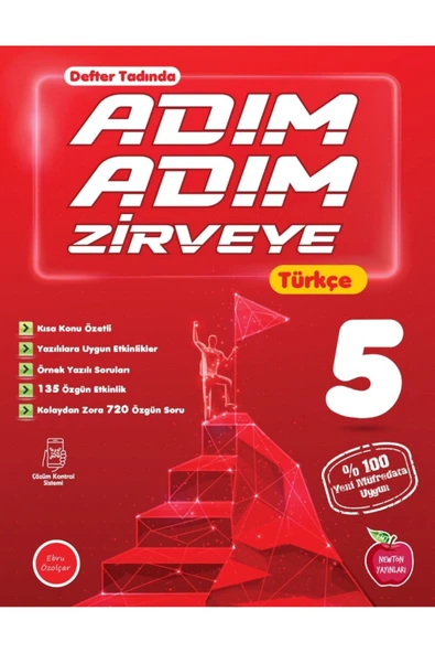 Newton Yayınları 5. Sınıf Adım Adım Zirveye Türkçe + Fen Bilimleri Soru Bankası (2 Kitap) - Resim 2
