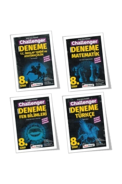 Kafa Dengi Yayınları Kafadengi 8. Sınıf Lgs Challenger Deneme Seti 4'lü ürün görseli 1